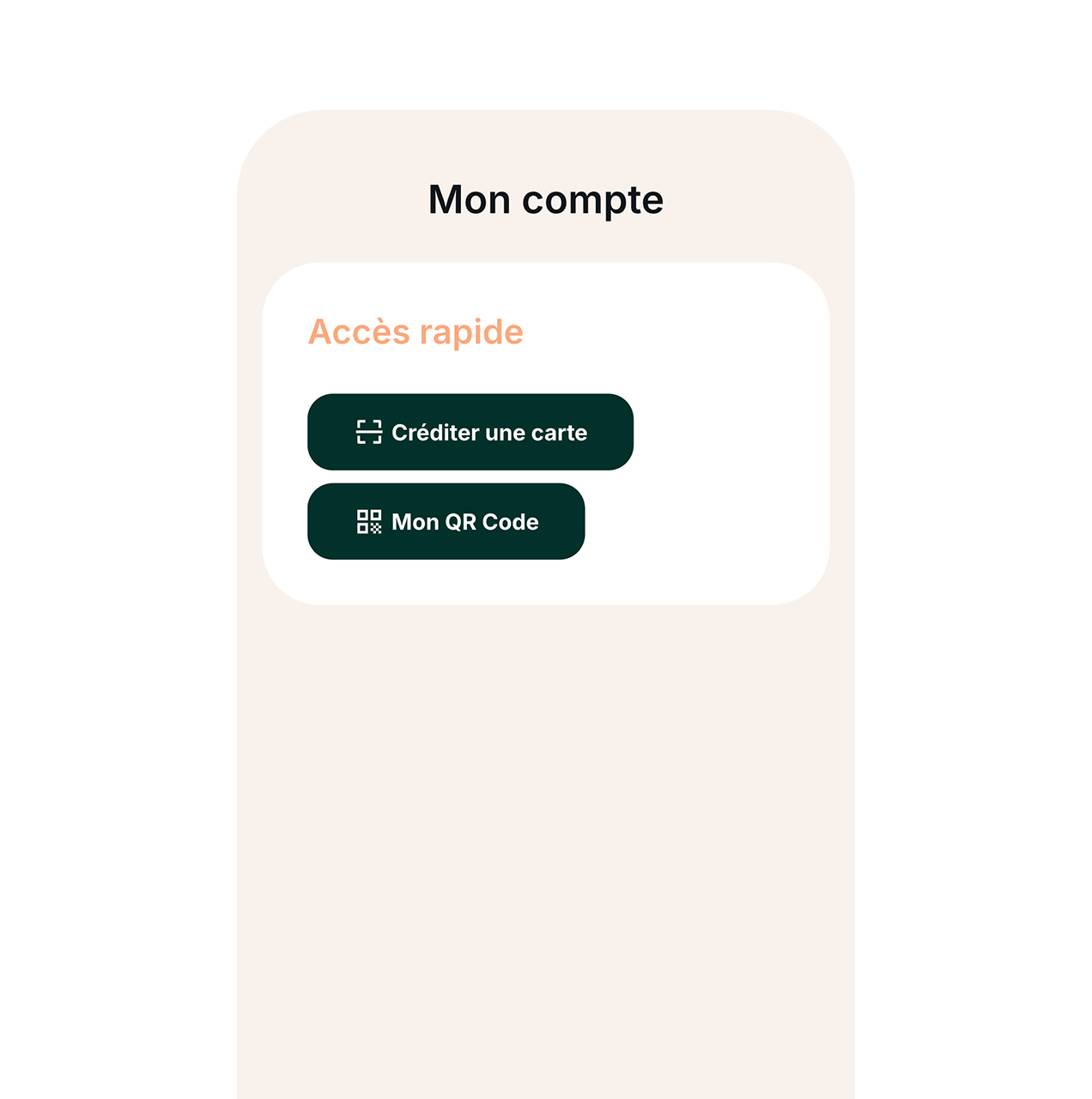 App screen