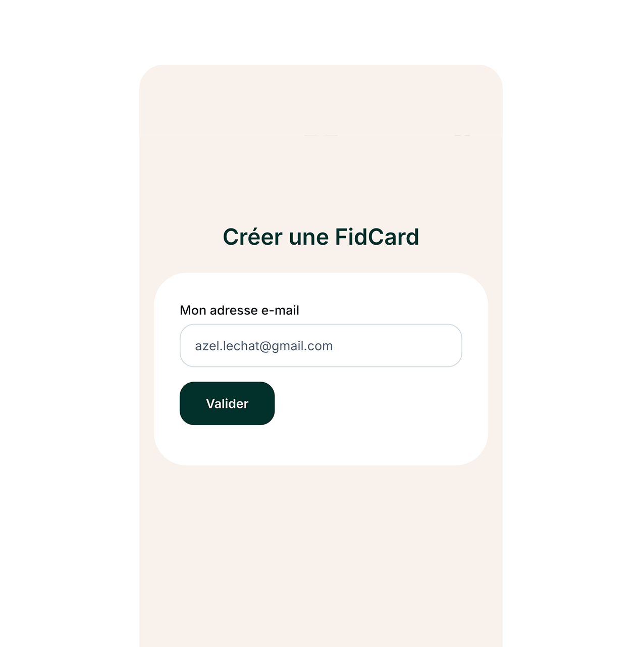 App screen